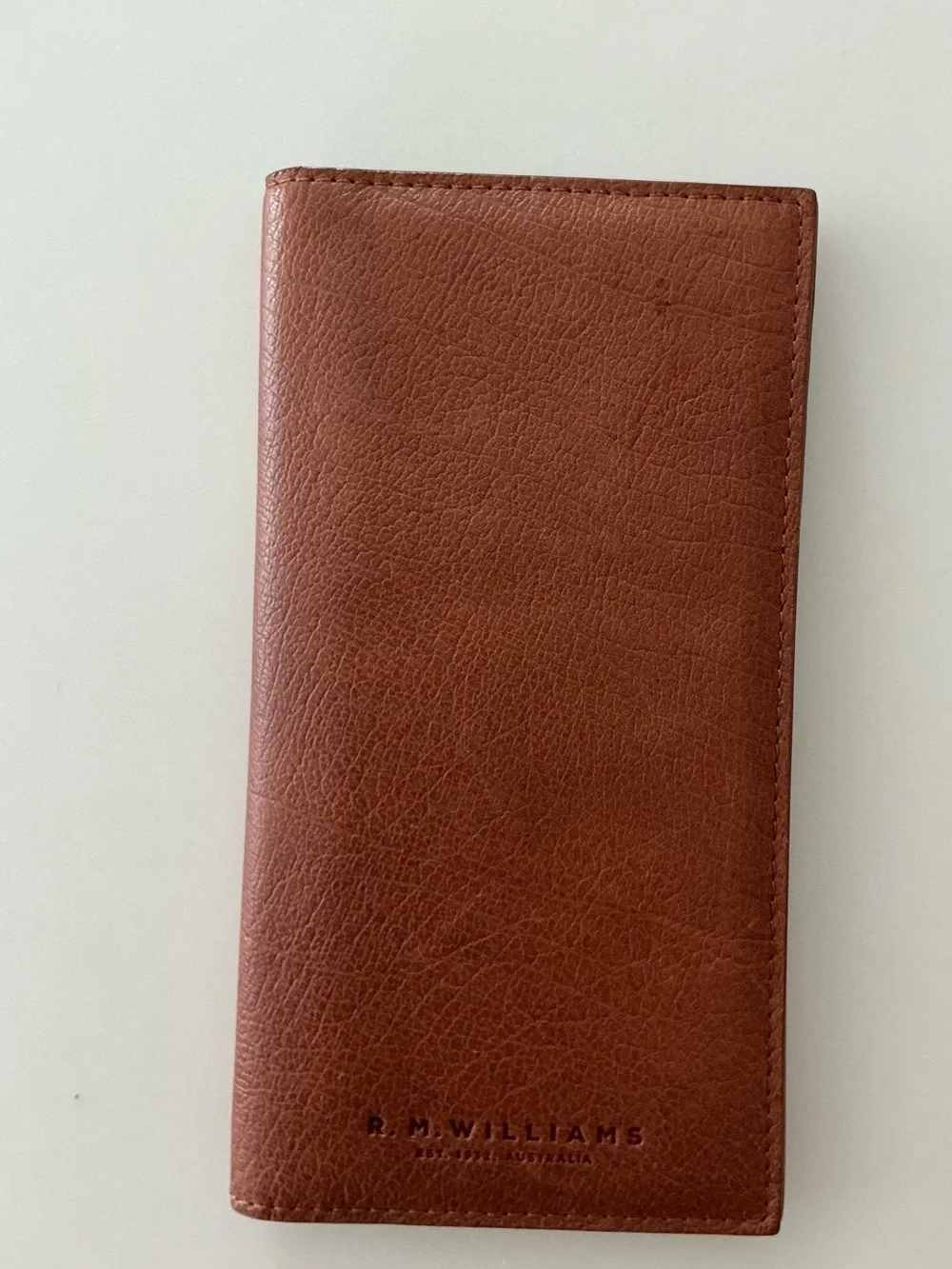 R.M. Williams Chestnut Leather Wallet